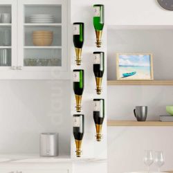 Lacrima Prosecco Portabottiglie Verticale da Parete