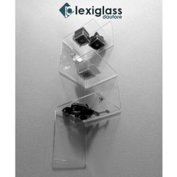 Mensola DOMINO in Plexiglass – Plexiglass D’Autore