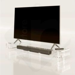 Mobile in Plexiglass Trasparente per TV fino a 55″