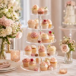 Alzata Cupcake con Tubo Centrale