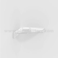 Mensola Curva ad Angolo in Plexiglass 6 mm con Kit di Montaggio