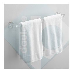 Porta Asciugamani Tubolare Trasparente