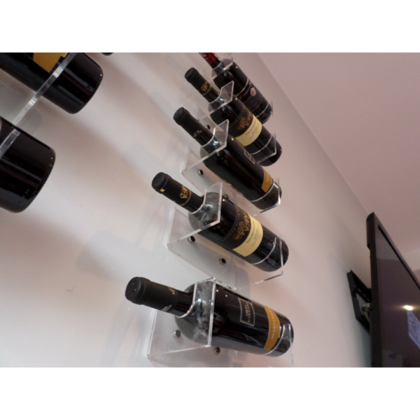 chardonnay portabottiglie orizzontale da parete 6