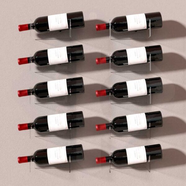 chardonnay portabottiglie orizzontale da parete 9