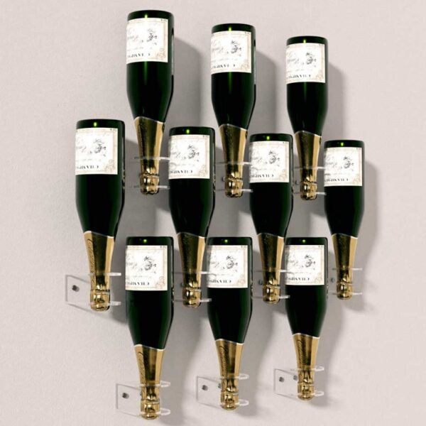 lacrima prosecco portabottiglie verticale da parete 8