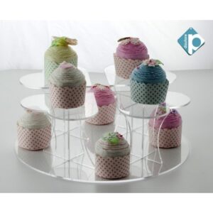 alzata cupcake modello 4 cuori