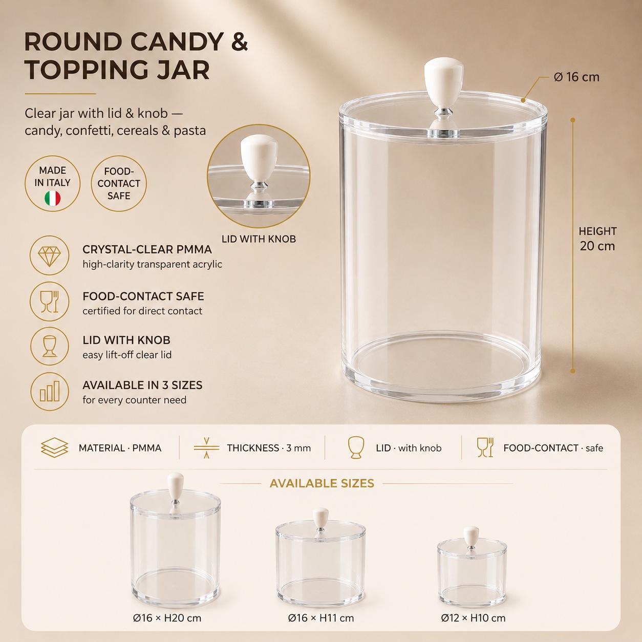 infografica_porta_caramelle_circolare infografica porta caramelle circolare